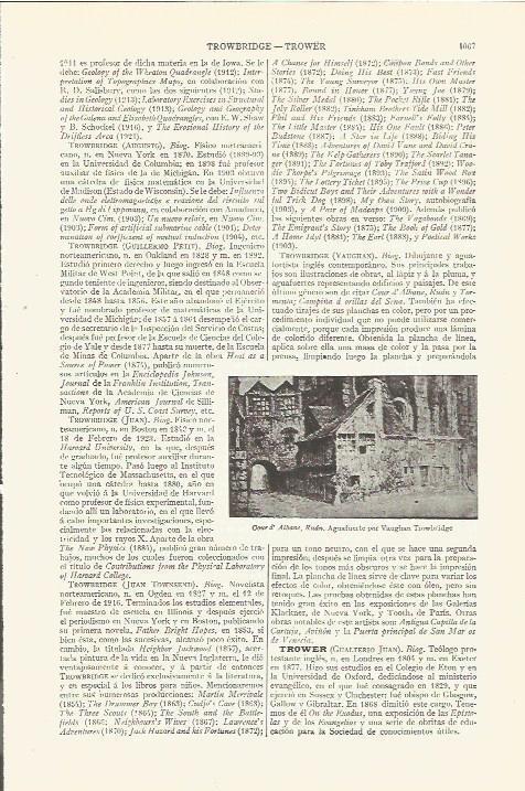 LAMINA V06632: Aguafuerte por Vaughan Trowbridge