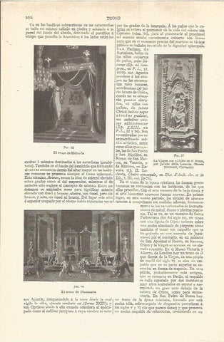 LAMINA V06621: Trono de Holanda y trono de Dinamarca