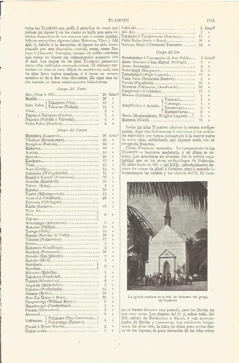 LAMINA V06666: Iglesia en la isla de Makemo Oceania