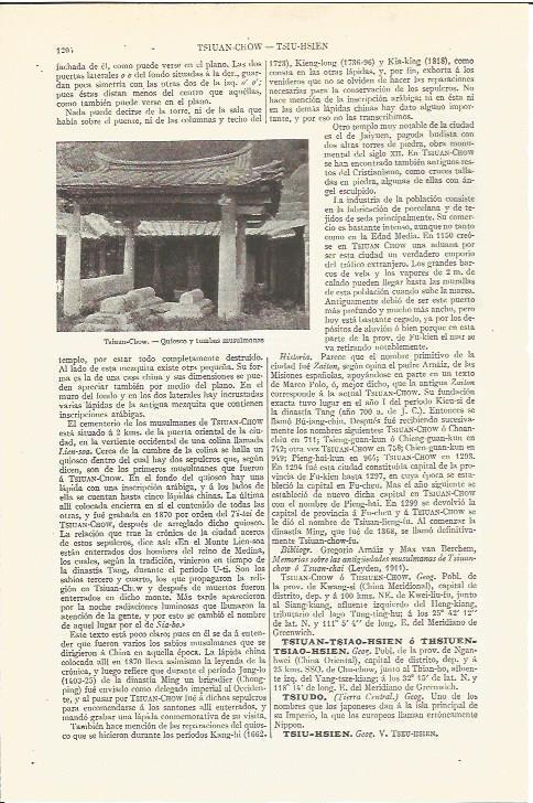 LAMINA V06661: Tumba musulmana en Tsiuan-Chow China