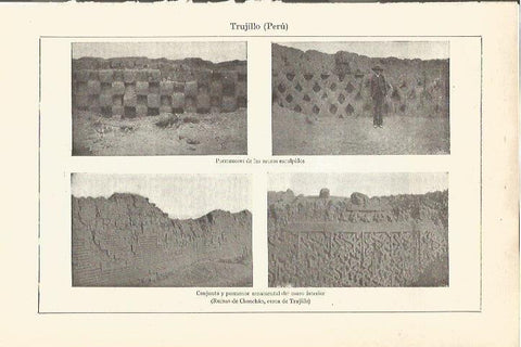 LAMINA V06649: Ruinas de Chan Chan Peru