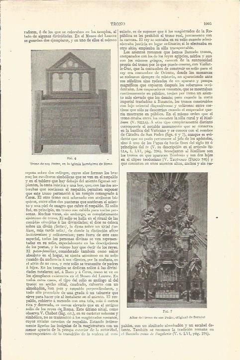 LAMINA V06617: Trono de san Pedro por Bernini