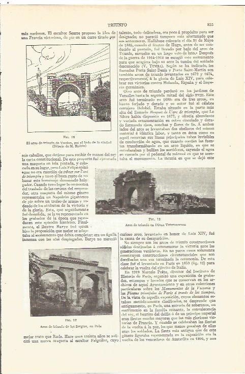 LAMINA V06588: Arco de los serbios en Pola