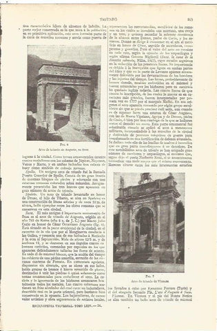 LAMINA V06585: Arco de Augusto en Susa