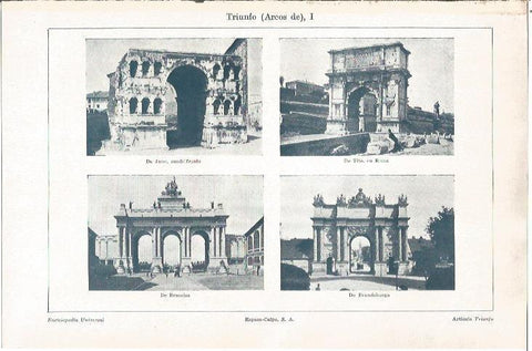 LAMINA V06581: Arcos de Triunfo