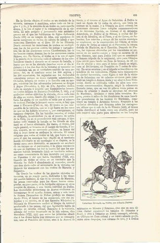 LAMINA V06591: Caballero llevando un trofeo, por Durero