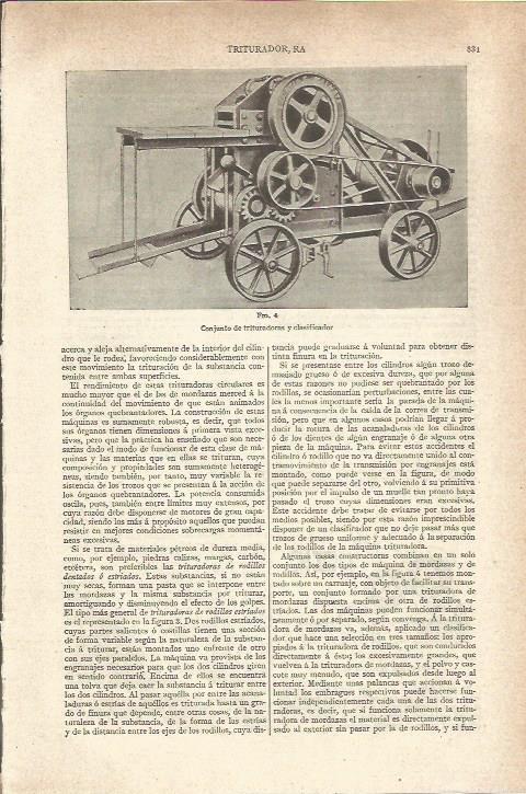 LAMINA V06575: Trituradoras y clasificador