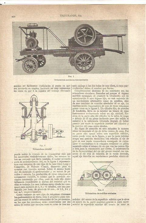 LAMINA V06574: Trituradora mecanica transportable