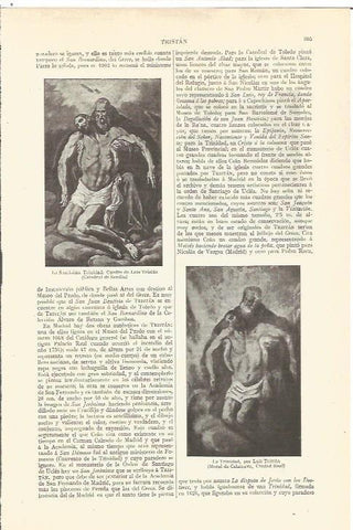 LAMINA V06571: La Trinidad por Luis Tristan