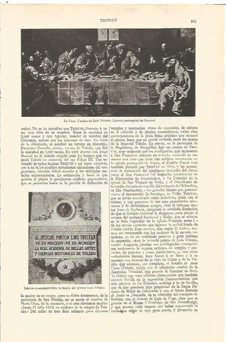 LAMINA V06570: La Cena por Luis Tristan