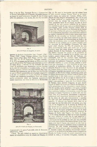 LAMINA V06579: Arco de Augusto en Aosta y Trajano en Benevento