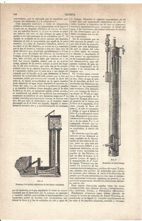 LAMINA V06612: Soplador de Dalmoiseau