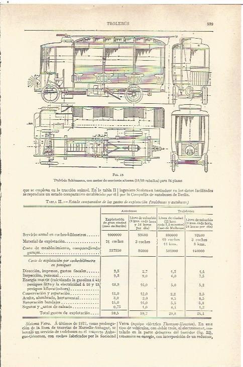 LAMINA V06607: Trolebus Schiemann