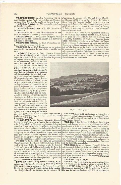 LAMINA V06593: Vista de Trogen, Suiza