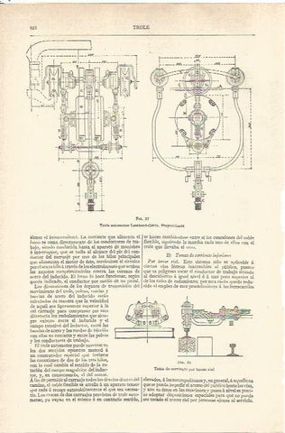 LAMINA V06603: Trole automotor Lombard-Gerin