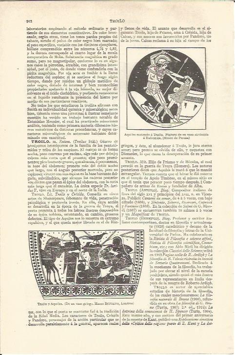 LAMINA V06597: Troilo y Aquiles