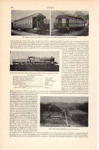 LAMINA V07148: Vista fabrica de vagones de Beasain