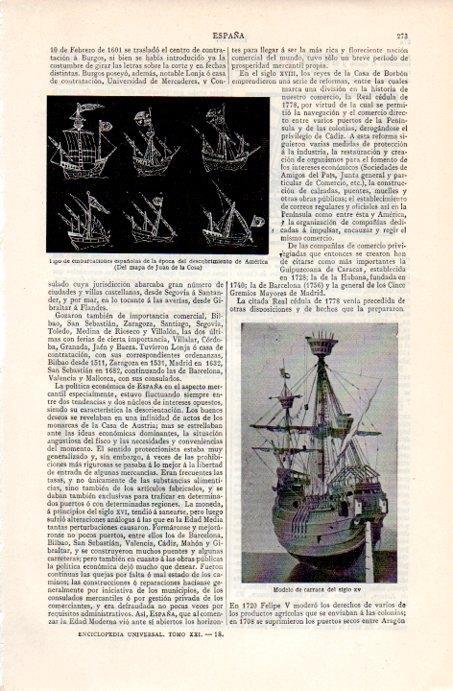 LAMINA V07142: Modelo de carraca del siglo XV