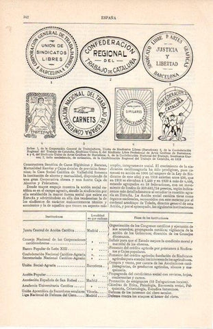 LAMINA V07160: Sellos de organismos oficiales de España