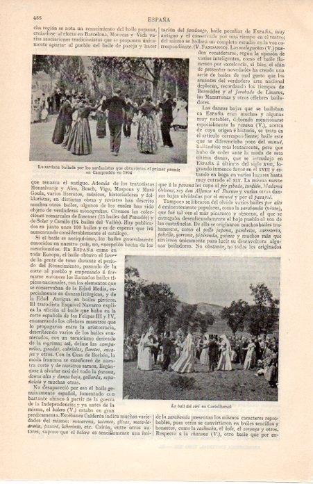 LAMINA V07180: Colla de Sardana ganadora en Camprodon en 1904