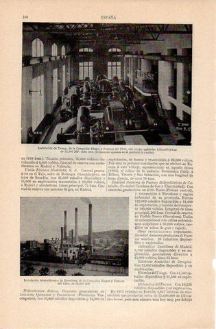 LAMINA V07134: Compañía Riegos y Fuerzas del Ebro en Tremp y Barcelona