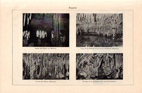 LAMINA V07091: Cuevas naturales en España