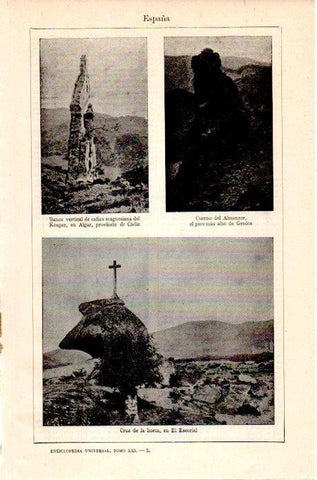 LAMINA V07088: Formaciones geologicas en España