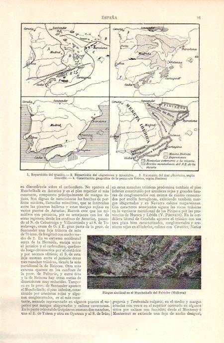 LAMINA V07096: Mapas geologicos de España