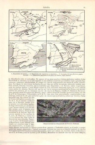 LAMINA V07096: Mapas geologicos de España