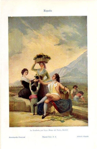 LAMINA V07115: La Vendimia por Goya