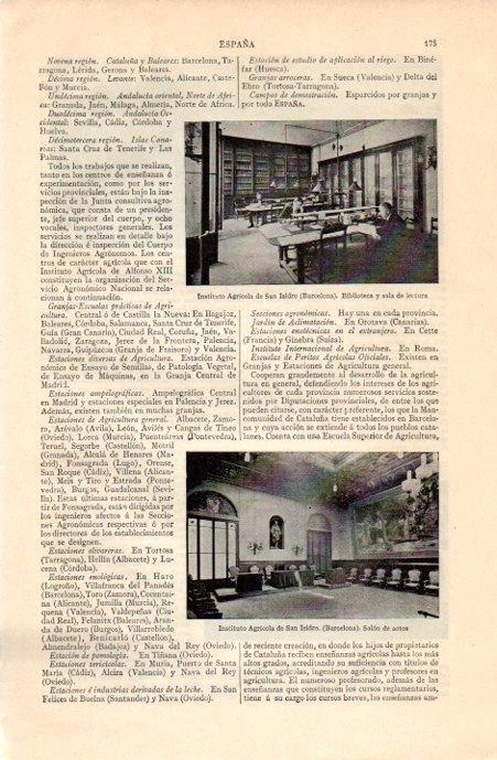 LAMINA V07113: Instituto Agricola de San Isidro en Barcelona