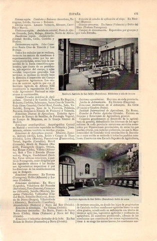 LAMINA V07113: Instituto Agricola de San Isidro en Barcelona