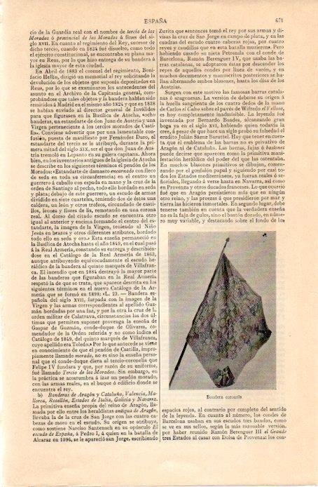LAMINA V07247: Bandera coronela
