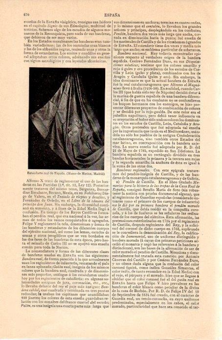 LAMINA V07246: Estandarte real de España