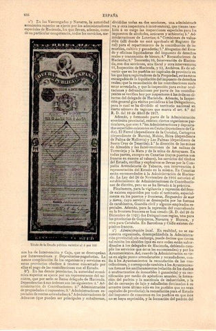 LAMINA V07244: Titulo de la Deuda Publica exterior al 4 por 100