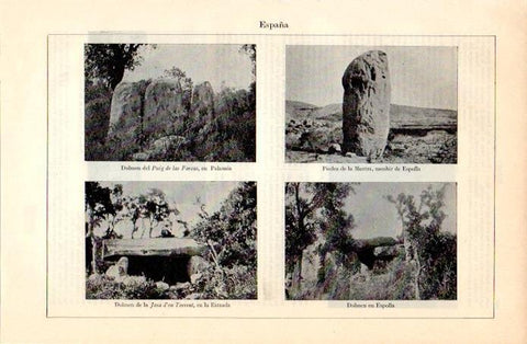 LAMINA V07288: Dolmenes en España