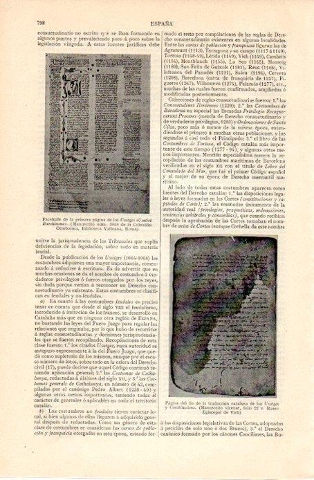 LAMINA V07283: Usatges de Barcelona