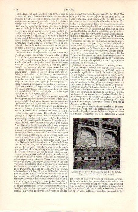 LAMINA V07280: Capilla de los Reyes Nuevos en la Catedral de Toledo