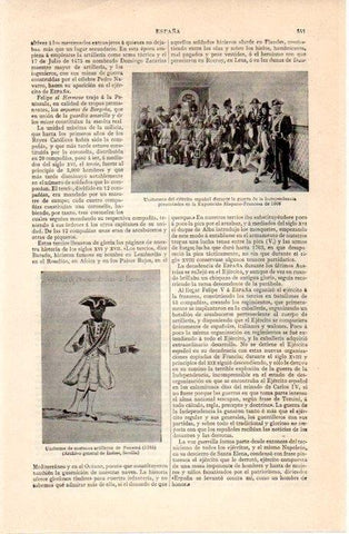 LAMINA V07208: Uniformes del ejercito español en la guerra de la Independencia