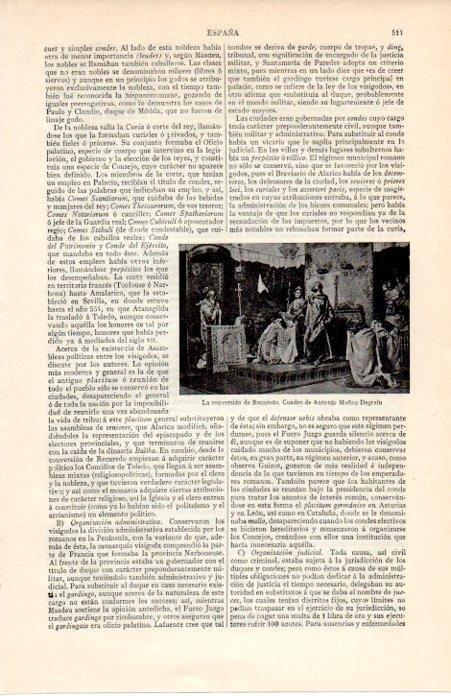 LAMINA V07200: La conversion de Recaredo, por A. Muñoz Degrain