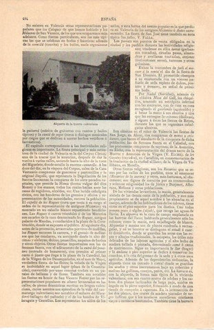 LAMINA V07193: Alqueria de la huerta valenciana