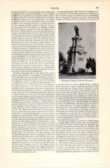 LAMINA V07214: Monumento a Roger de Lauria en Tarragona