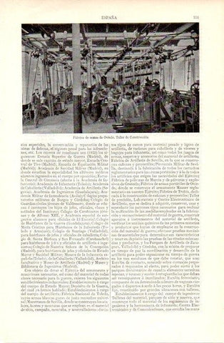 LAMINA V07213: Fabrica de armas de Oviedo