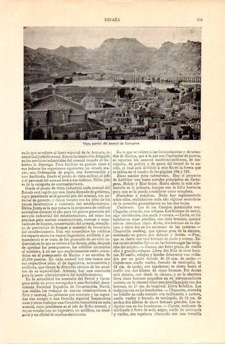 LAMINA V07221: Vista del arsenal de Cartagena