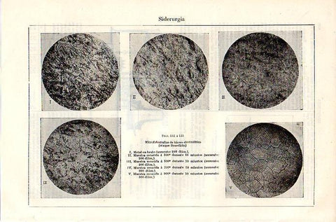 LAMINA V06976: Microfotografias de hierro electrolitico