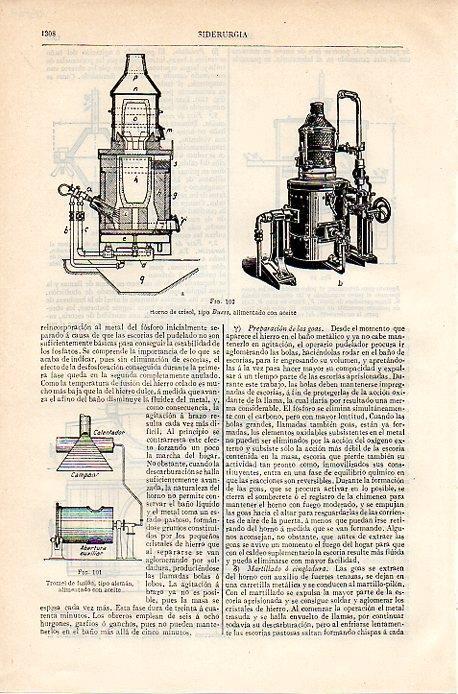 LAMINA V06969: Horno de crisol tipo Buess