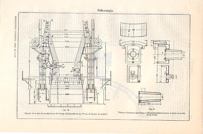 LAMINA V06960: Alto horno de Nassau