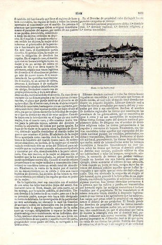 LAMINA V06928: Barca real de Siam