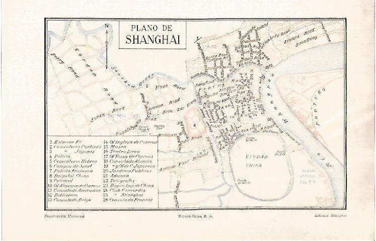 LAMINA V06893: Plano de Shanghai