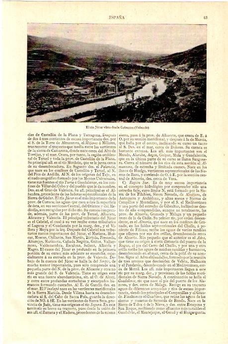 LAMINA V07079: El rio Jucar desde Cofrentes
